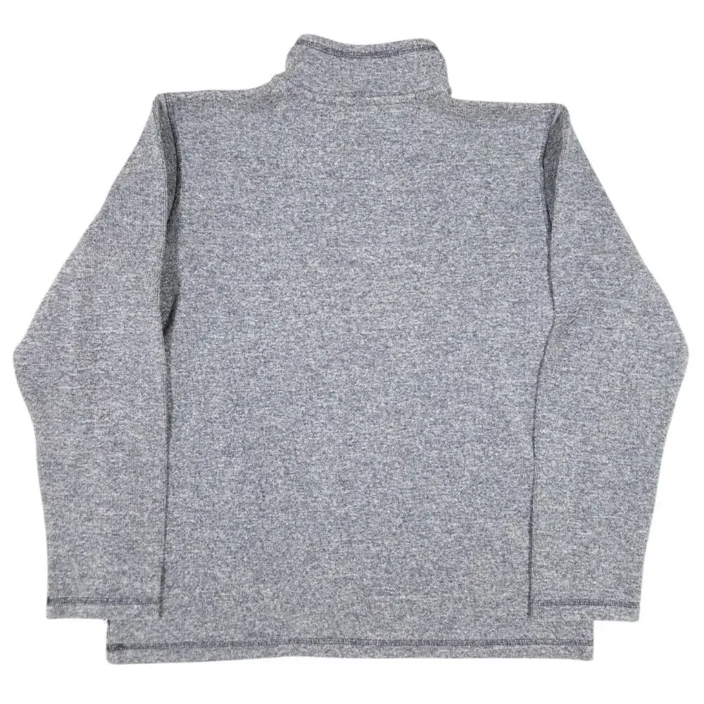 GAP Mock Neck 1/4 Zip Sweater Sweatshirt Lot Of 2 Blue Gray Mens Large Casual